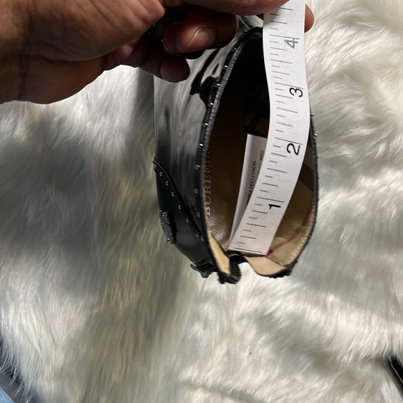 Authentic Beautiful Rockstar Black Patent Burberry Ankle Boots w/ Studs - Picture 16 of 16